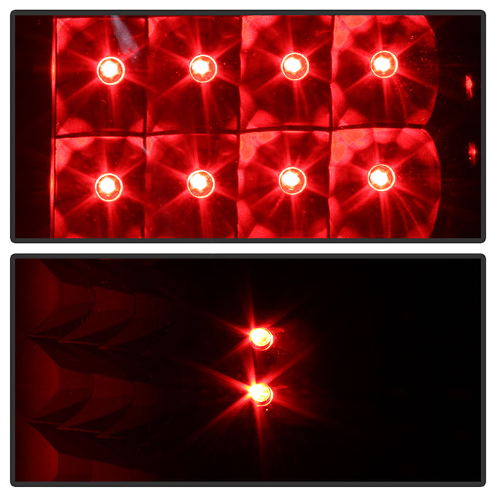 SPYDER Xtune Dodge Ram 1500 09-14 LED Tail Lights Incandescent Model Only Black ALT-JH-DR09-LED-BK 9025587