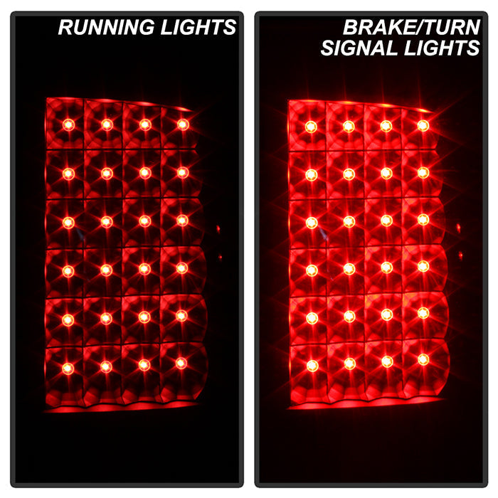 SPYDER Xtune Dodge Ram 1500 09-14 LED Tail Lights Incandescent Model Only Black ALT-JH-DR09-LED-BK 9025587