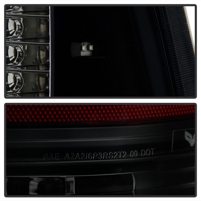 SPYDER xTune Dodge Ram 1500 09-14 - C Shape LED Tail Lights- Black Smoked ALT-JH-DR09-LED-CS-BSM 9036385