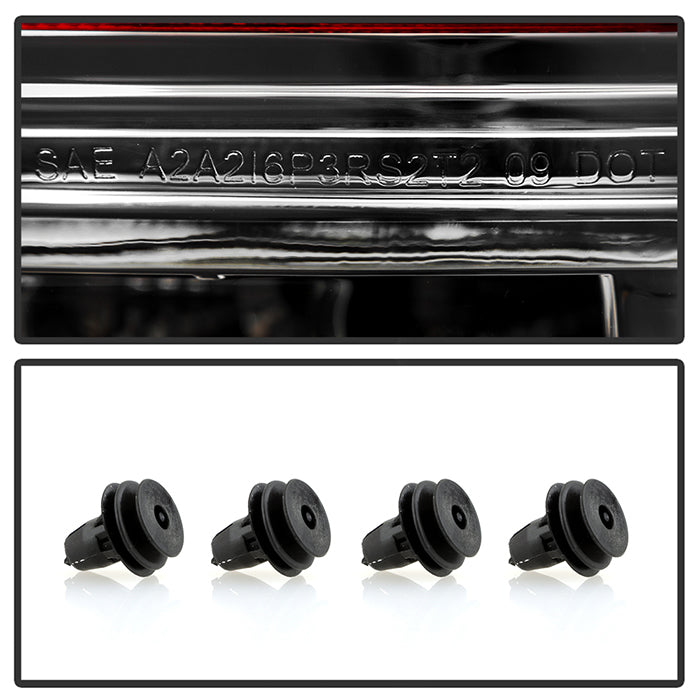 SPYDER xTune Dodge Ram 1500 09-14 - Incandescent Only C Shape LED Tail Lights- Smoked ALT-JH-DR09-LED-CS-SM 9036408