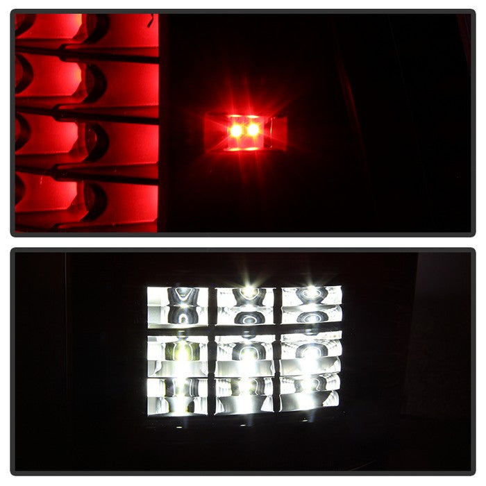 SPYDER Xtune Dodge Ram 1500 09-14 LED Tail Lights Incandescent Model Black Smoke ALT-JH-DR09-LED-G2-BSM 9034831