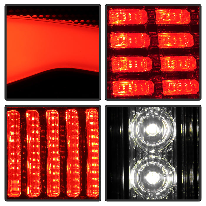 SPYDER xTune 09-18 Dodge Ram 1500 / 10-19 2500/3500 LED Tail Lights ALT-JH-DRAM10-LED-BSM 9951992