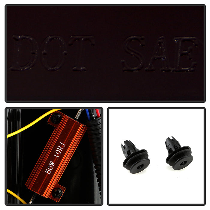 SPYDER xTune 09-18 Dodge Ram 1500 / 10-19 2500/3500 LED Tail Lights ALT-JH-DRAM10-LED-BSM 9951992