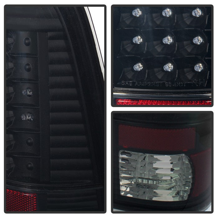 SPYDER Xtune Ford F250/350/450/550 Super Duty 99-07 LED Tail Lights Black Smoke ALT-JH-FF15097-LED-BKSM 9027642