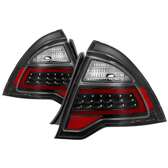 SPYDER xTune 10-12 Ford Fusion Light Bar LED Tail Lights - Black (ALT-JH-FFU10-LBLED-BK) 9041655