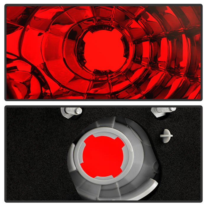 SPYDER 08-12 Honda Accord 4Dr OEM Style Tail Lights -Set - Red Clear (ALT-JH-HA084D-OE-RC) 9054693