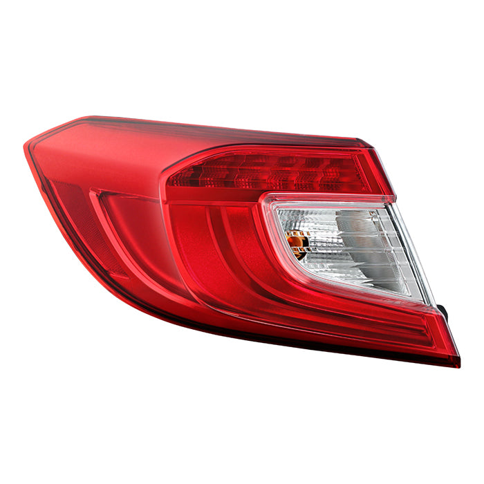 xTune Honda Accord 18-20 Red Clear Driver Side LED Tail Lights - OE Outer Left ALT-JH-HA18-OE-OL 9949173