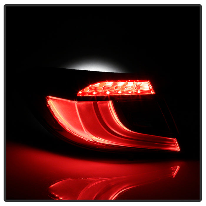 xTune Honda Accord 18-20 Red Clear Driver Side LED Tail Lights - OE Outer Left ALT-JH-HA18-OE-OL 9949173