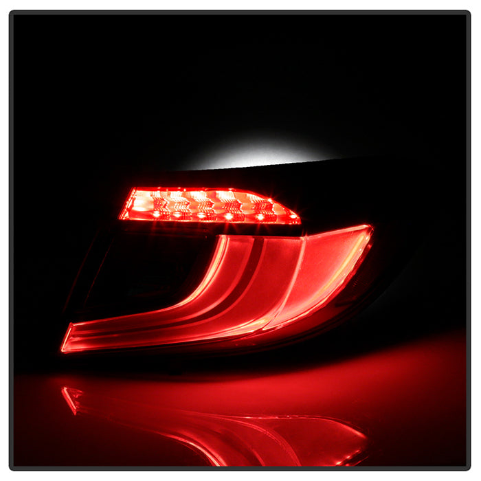 xTune Honda Accord 18-20 Red Clear Passenger Side LED Tail Lights - OE Outer Right ALT-JH-HA18-OE-OR 9949180