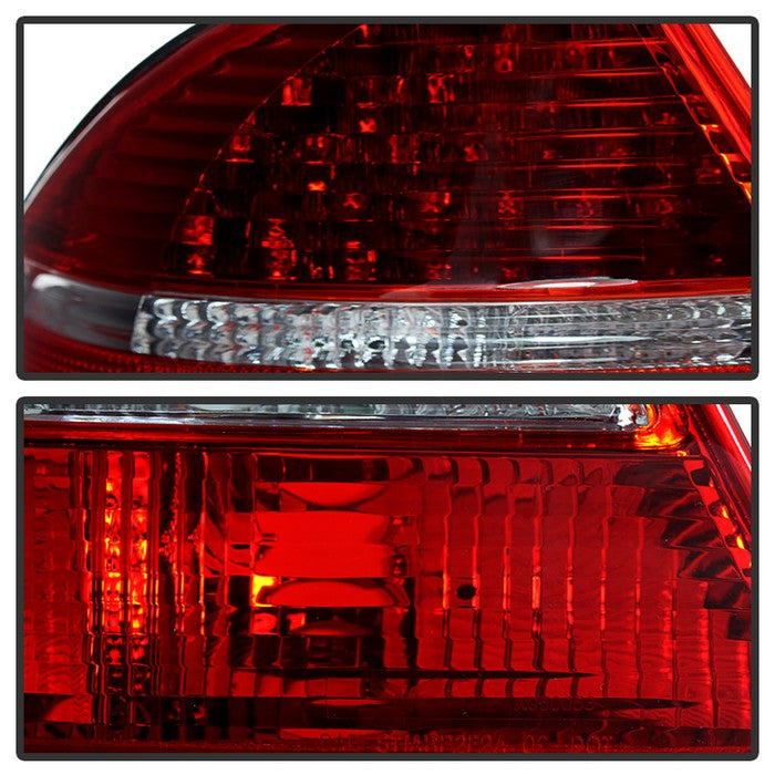SPYDER Xtune Mercedes Benz W220 S-Class 00-05 LED Tail Lights Red Clear ALT-JH-MBW220-LED-RC 9028441