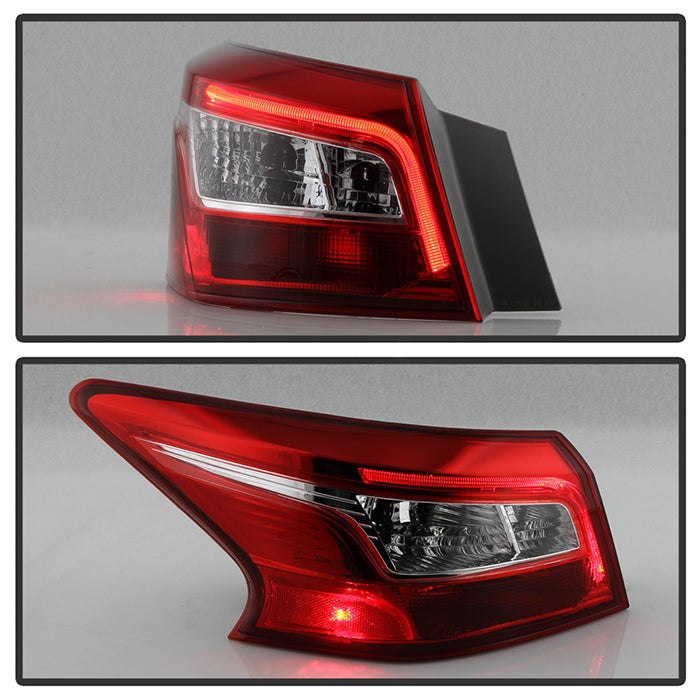 xTune Nissan Sentra 16-18 Driver Side Tail Lights - OE Outer Left ALT-JH-NS16-OE-OL 9949296