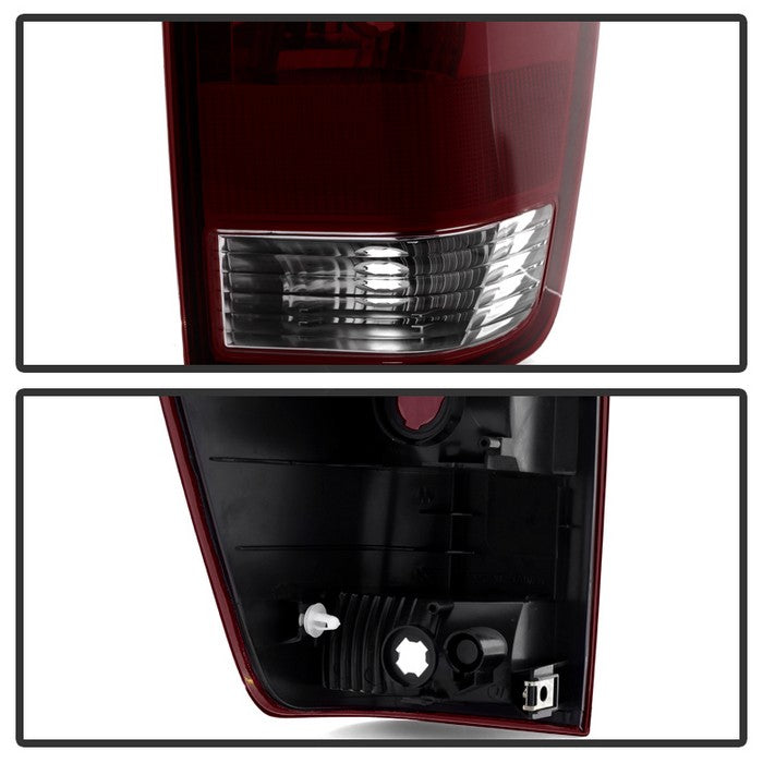 SPYDER Xtune Nissan Titan 04-15 OEM Style Tail Light Red Smoked ALT-JH-NT04-OE-RSM 9033445