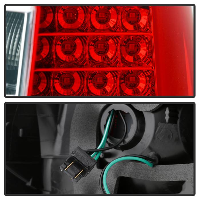 SPYDER xTune Subaru Impreza WRX 08-14 LED Tail Lights - Red/Clear ALT-JH-SIWRX08-LBLED-RC 9045417