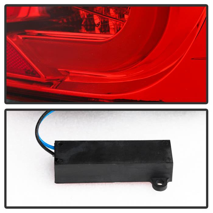 SPYDER xTune Subaru Impreza WRX 08-14 LED Tail Lights - Red/Clear ALT-JH-SIWRX08-LBLED-RC 9045417