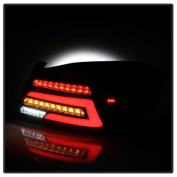 SPYDER 15-19 Subaru Impreza/WRX STi Light Bar LED Tail Lights - Black 9049095