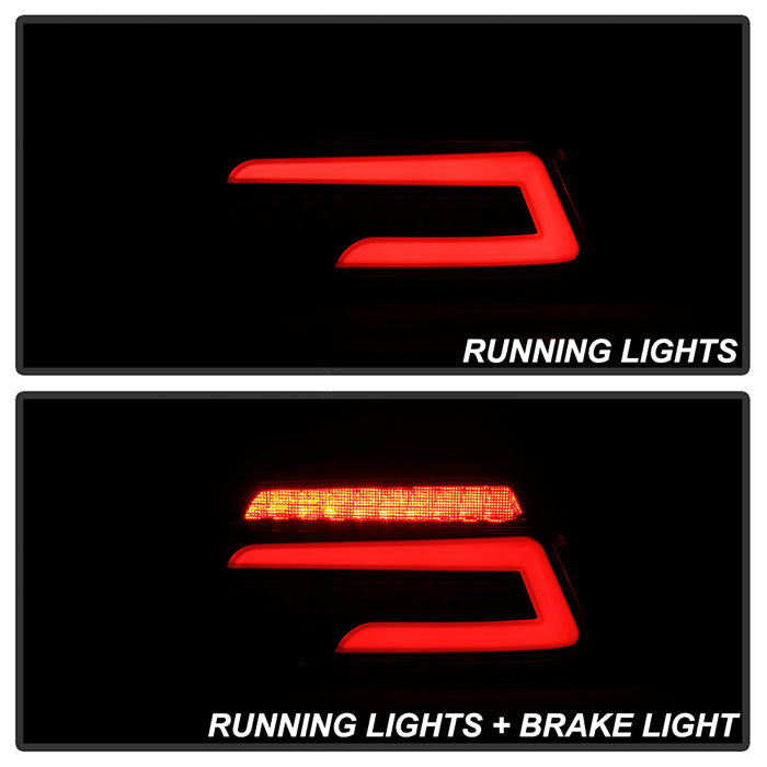 SPYDER 15-19 Subaru Impreza/WRX STi Light Bar LED Tail Lights - Black 9049095