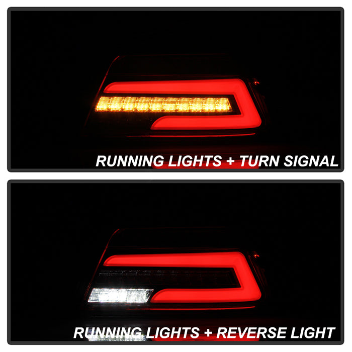 SPYDER 15-19 Subaru Impreza WRX/WRX STi Light Bar LED Tail Lights - Red Clear 9049101
