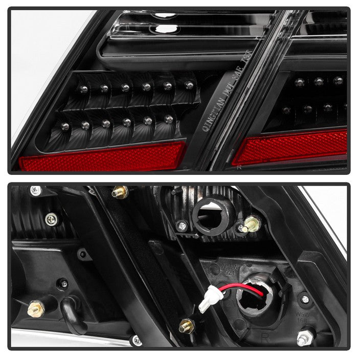 SPYDER Xtune Toyota Camry 07-09 (Does Not Fit The Hybrid) LED Tail Lights Black ALT-JH-TCAM07-LED-BK 9029219