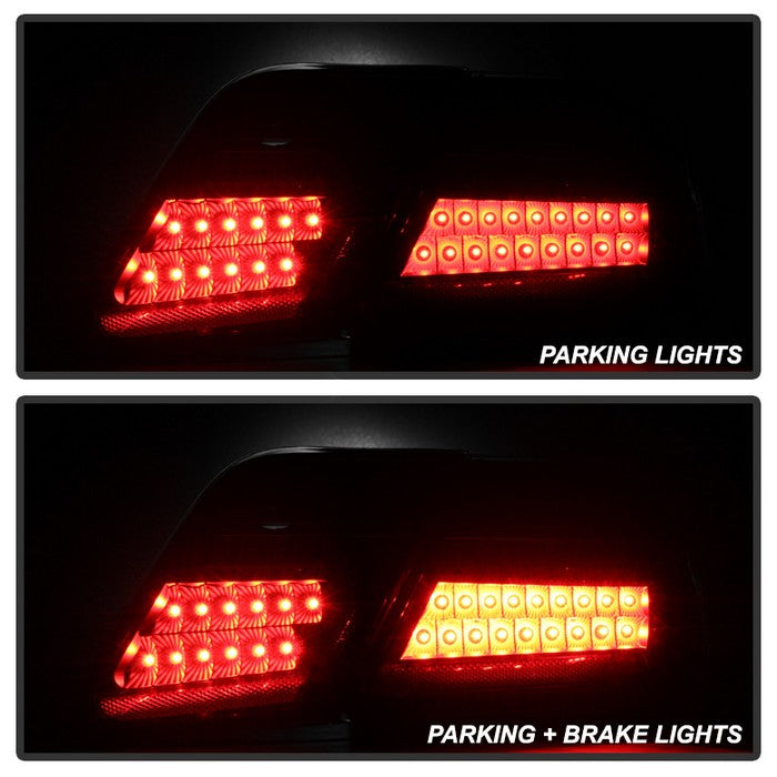 SPYDER Xtune Toyota Camry 07-09 (Does Not Fit The Hybrid) LED Tail Lights Black ALT-JH-TCAM07-LED-BK 9029219