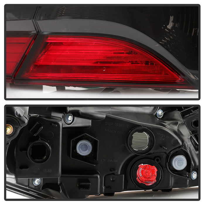 xTune 18-20 Toyota Camry OE Tail Lights - 4 Pieces - w/Signal and Reverse - Red Smoke 9944536