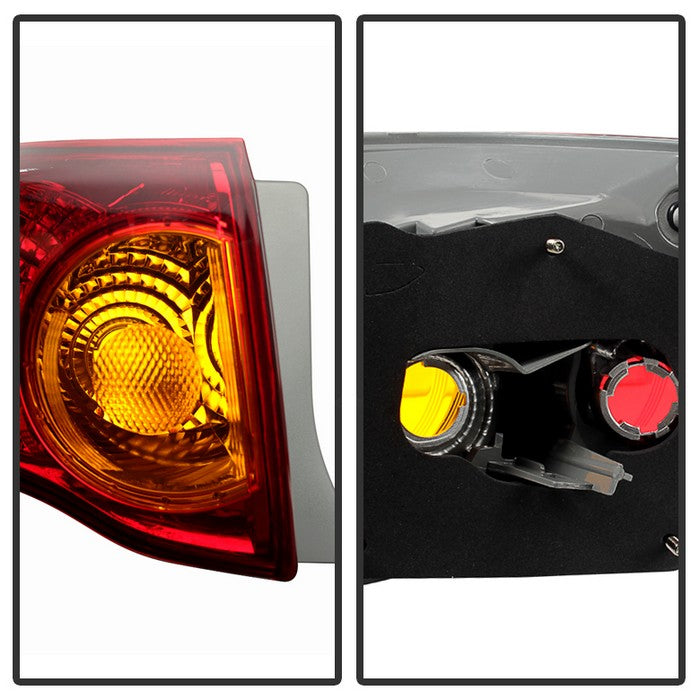 SPYDER Xtune Toyota Corolla 2009-2010 Driver Side Outer Tail Lights - OEM Left ALT-JH-TCO09-OE-OL 9032097