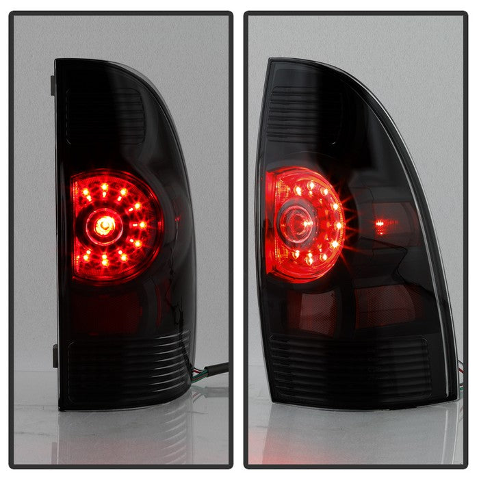 SPYDER xTune Toyota Tacoma 09-15 OEM LED Style Tail Lights - Black Smoked ALT-JH-TTA09-OE-BSM 9039522