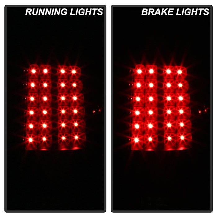 SPYDER Xtune Toyota Tundra 07-13 LED Tail Lights Black ALT-JH-TTU07-LED-BK 5070883