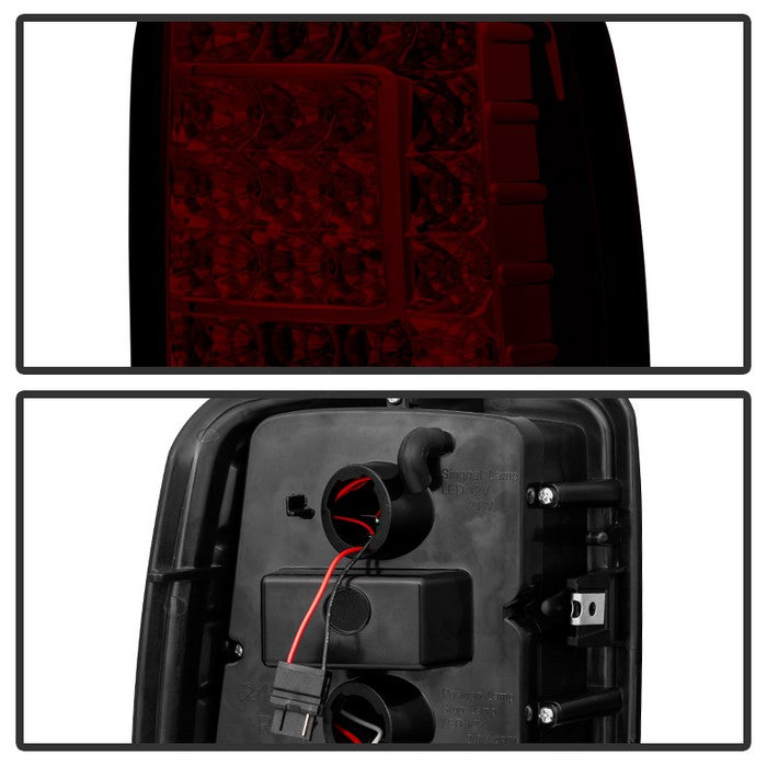 SPYDER Xtune GMC Yukon Denali Xl 01-06 Version 2 C Shape LED Tail Lights Red Smoke ALT-ON-CD00-G2-LED-RS 5081520