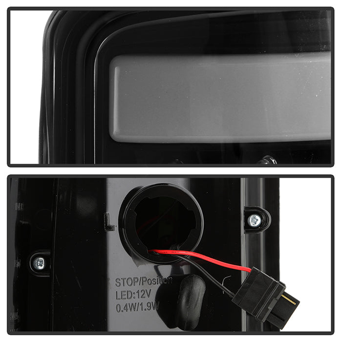 SPYDER xTune 00-06 Chevrolet Suburban C Shape Style LED Tail Lights - Black Smoke (ALT-ON-CD00-LBLED-BSM) 9050725