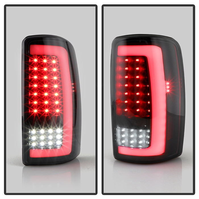 SPYDER xTune 00-06 Chevrolet Suburban C Shape Style LED Tail Lights - Black Smoke (ALT-ON-CD00-LBLED-BSM) 9050725