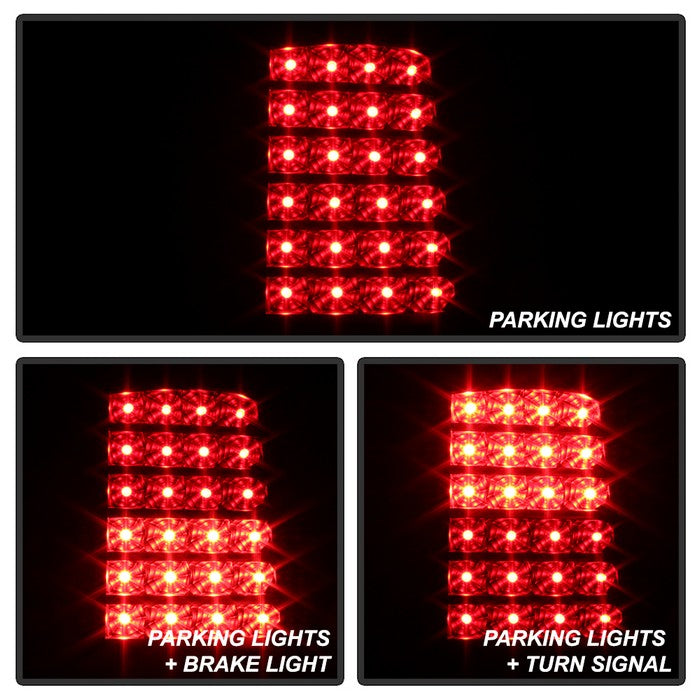 SPYDER Xtune GMC Yukon Denali/Denali Xl 01-06 LED Tail Lights Black ALT-ON-CD00-LED-BK 5077158