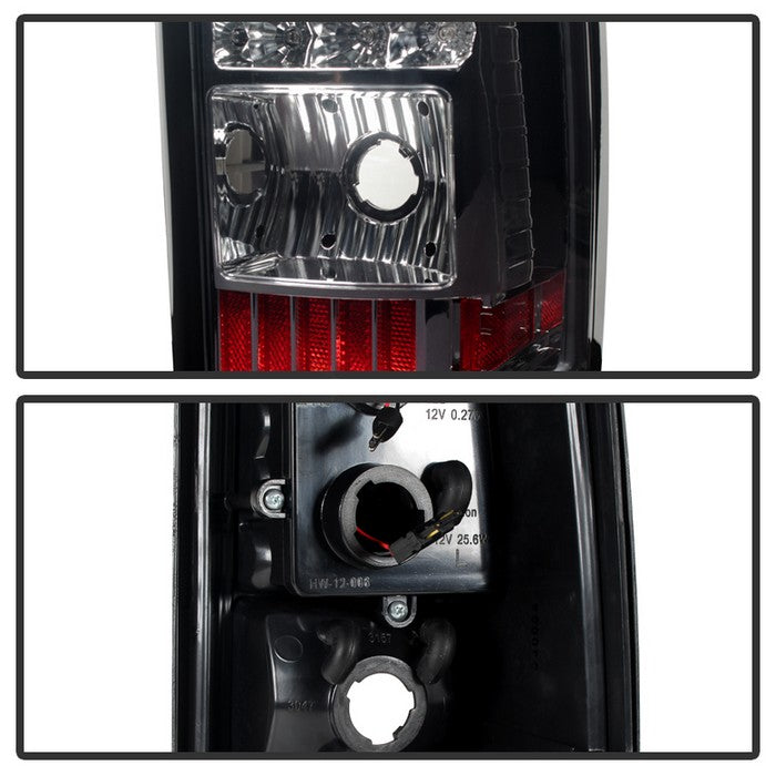 SPYDER Xtune Chevy Silverado 1500-2500-3500 03-06 C-Shape LED Tail Lights Chrome ALT-ON-CS03-G2-LED-C 5081278