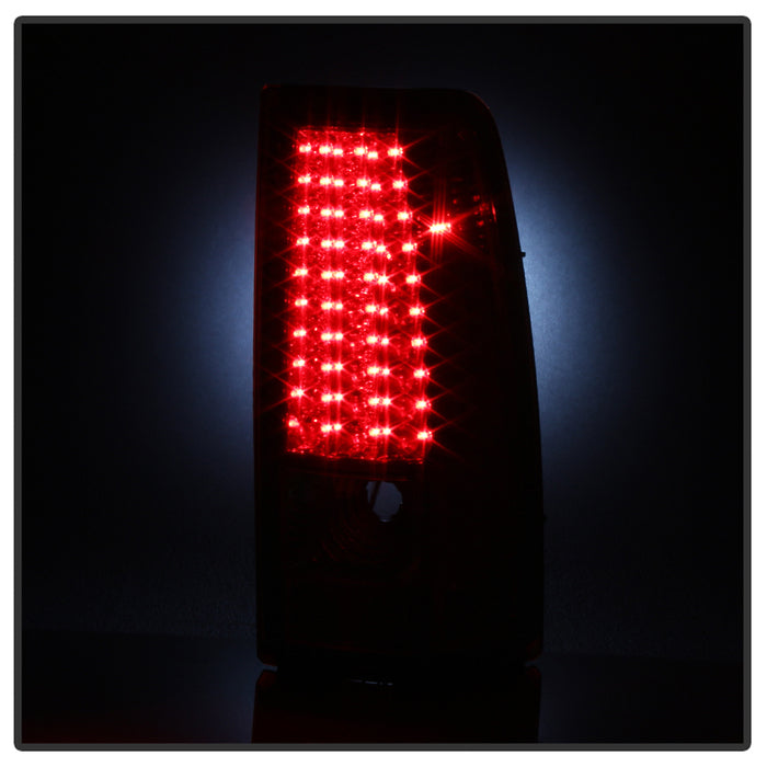 SPYDER Xtune Chevy Silverado 1500/2500/3500 03-06 LED Tail Lights Red Clear ALT-ON-CS03-LED-RC 5008787
