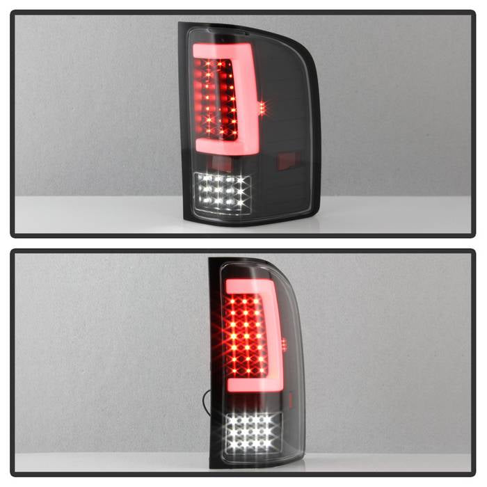 SPYDER Xtune Chevy Silverado 1500 2500HD/3500HD 07-13 Tail Lights - Black Smoked ALT-ON-CS07V2-LED-BK 9046650