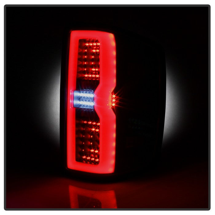 SPYDER xTune 14-16 Chevrolet Silverado 1500 Light Bar LED Tail Lights - Black Smoke (ALT-ON-CS14-LBLED-BSM) 9040306