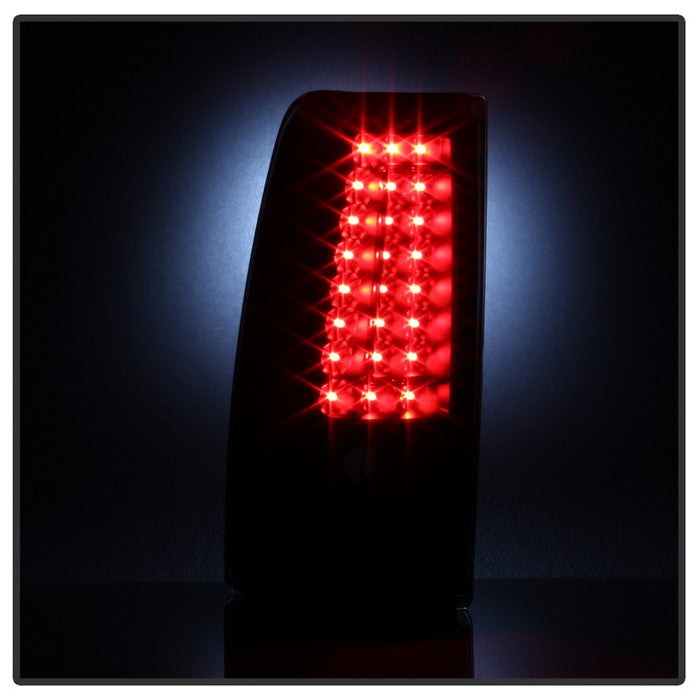 SPYDER xTune 99-02 Chevy Silverado 1500/2500/3500 V2 LED Tail Lights - Black Smoke (ALT-ON-CS99-G2-LED-BSM) 9038471