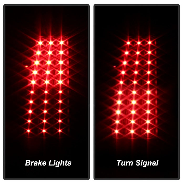 SPYDER Xtune Chevy Silverado 1500/2500/3500 99-02 LED Tail Lights Black ALT-ON-CS99-LED-BK 5008817