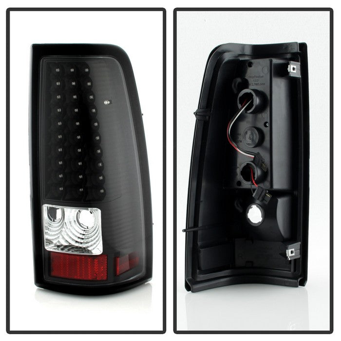 SPYDER Xtune Chevy Silverado 1500/2500/3500 99-02 LED Tail Lights Black ALT-ON-CS99-LED-BK 5008817