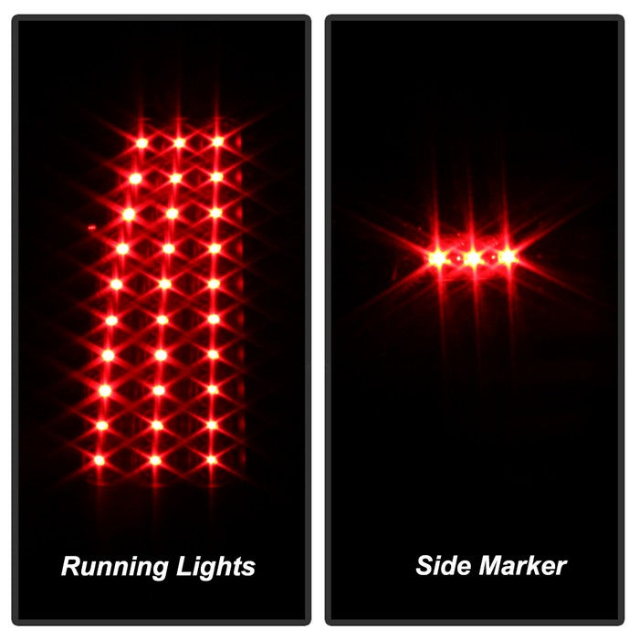 SPYDER Xtune Chevy Silverado 1500/2500/3500 99-02 LED Tail Lights Black ALT-ON-CS99-LED-BK 5008817