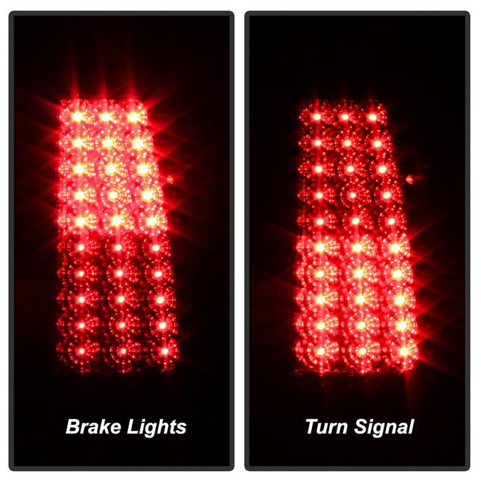 SPYDER Xtune Chevy Silverado 1500/2500/3500 99-02 LED Tail Lights Red Clear ALT-ON-CS99-LED-RC 5008831
