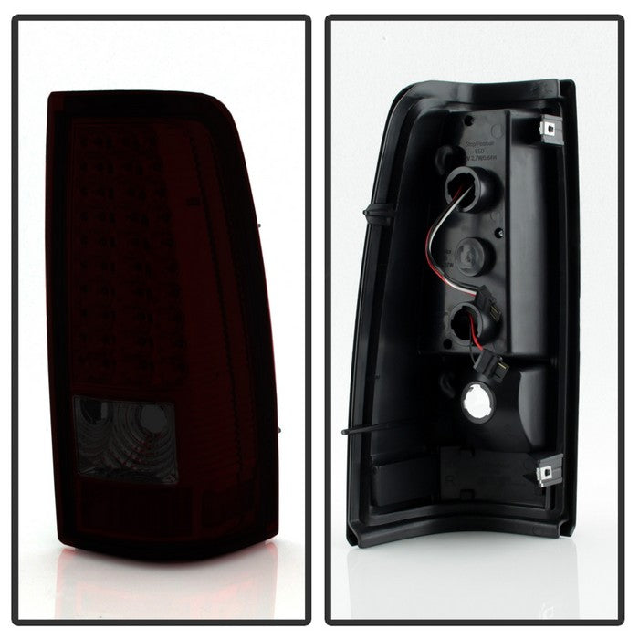 SPYDER Xtune Chevy Silverado 1500/2500/3500 99-02 LED Tail Lights Red Smoke ALT-ON-CS99-LED-RS 5011763