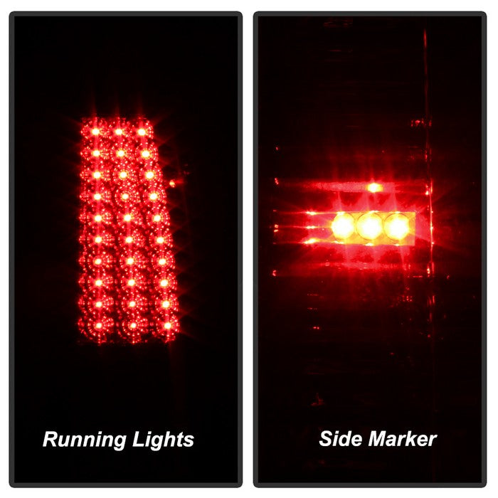 SPYDER Xtune Chevy Silverado 1500/2500/3500 99-02 LED Tail Lights Red Smoke ALT-ON-CS99-LED-RS 5011763