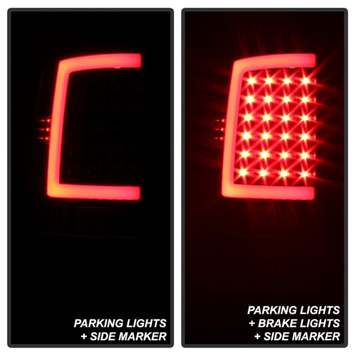 SPYDER xTune 09-18 Dodge Ram 1500 (Incandescent Model) LED Tail Lights - Blk (ALT-ON-DR09-LBLED-BK) 5082206