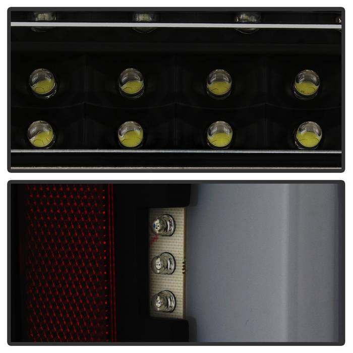SPYDER xTune 07-08 Dodge Ram 1500 Light Bar LED Tail Lights - Blk Smoke ALT-ON-DRAM06-LBLED-BSM 9044007