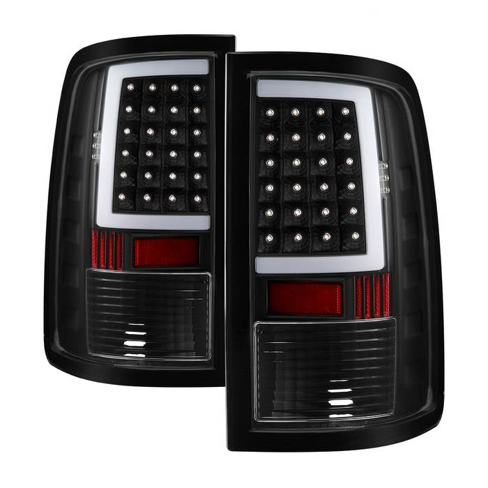 SPYDER xTune 13-18 Dodge Ram 1500 LED Tail Lights - Black (ALT-ON-DRAM13V2-LBLED-BK) 9041013
