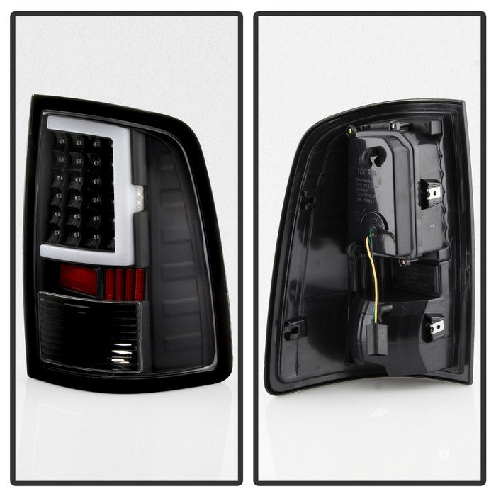 SPYDER xTune 13-18 Dodge Ram 1500 LED Tail Lights - Black (ALT-ON-DRAM13V2-LBLED-BK) 9041013