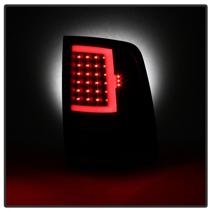 SPYDER xTune 13-18 Dodge Ram 1500 LED Tail Lights - Black (ALT-ON-DRAM13V2-LBLED-BK) 9041013
