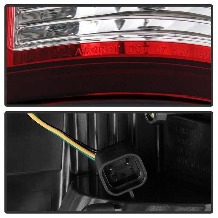 SPYDER xTune 13-18 Dodge Ram 1500 (LED Model Only) LED Tail Lights - Red Clear (ALT-ON-DRAM13V2-LBLED-RC) 9041037