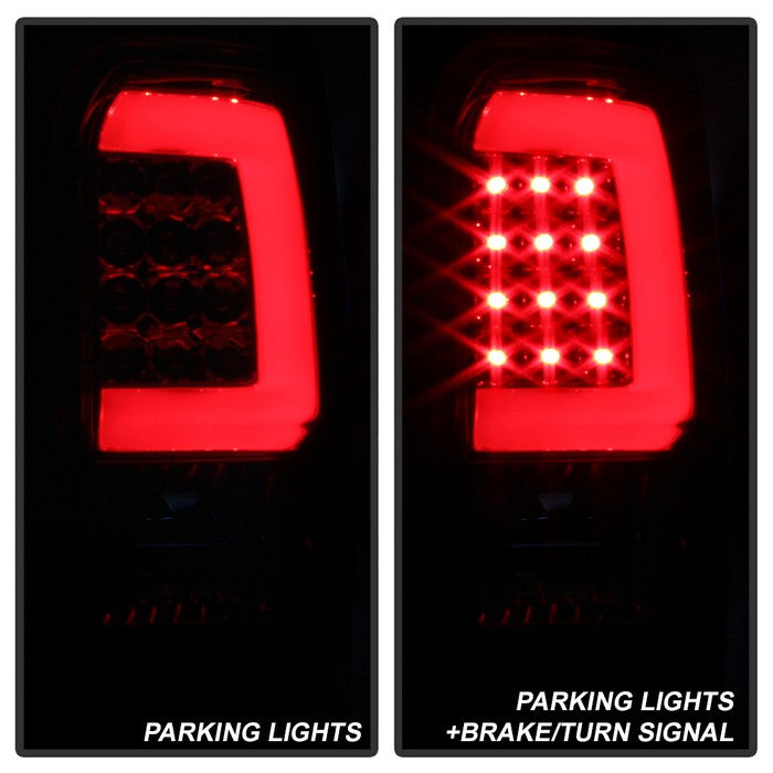 SPYDER xTune Dodge Ram 1500 94-01 Tail Lights - Light Bar LED - Black ALT-ON-DRAM94V3-LBLED-RC 9038891
