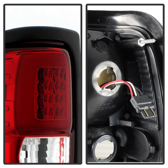 SPYDER xTune Dodge Ram 1500 94-01 Tail Lights - Light Bar LED - Black ALT-ON-DRAM94V3-LBLED-RC 9038891